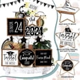 thumbnail image 2 of SXcggal 2024 Graduation Season Wooden Tray Decoration (tray Not Included) 2024 Graduation Season Layered Tray Display Graduation Gift Decorations For The Graduation Party, 2 of 7