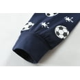 thumbnail image 7 of DDSOL Toddler Boy Pajamas Long Sleeves Cotton Sleepwear 2-Piece Blue 2T, 7 of 7