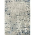 thumbnail image 1 of HomeRoots 527680 8 x 10 ft. Abstract Power Loom Area Rug, Blue & Gray, 1 of 1