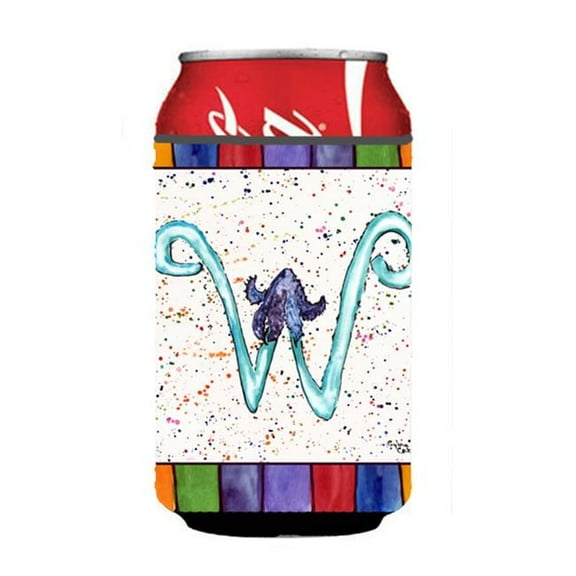 Letter W With Starfish Can Or Bottle Hugger