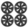 thumbnail image 2 of Wheel Rim , 4PCS Wheel Hub  Rim  Protector Whirlwind Design Grey Sporty  Replacement For  Model Y 2020 To 2023 19in Wheel, 2 of 8