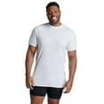thumbnail image 2 of Fruit of the Loom Premium Tall Men's Breathable Crew Undershirts, 3-Pack, 2 of 8