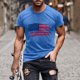 thumbnail image 1 of Tops para hombre, blusas y camisas de cuello redondo y manga corta para hombre, camiseta de cuello redondo y manga corta con estampado de la bandera del Día de la Independencia de Estados Unidos para, 1 of 5