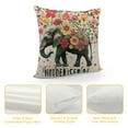 thumbnail image 4 of ONETECH Inspiring Gifts Cute Colour Elephant Throw Pillow Cover Flower Cushion Cover Decorative Pillowcase Living Room Bedroom Decor for Friends Women - Beautiful Day, 4 of 5