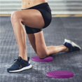 thumbnail image 3 of Wosthever TPE pequeña rodillera redonda antideslizante deporte Fitness Yoga Mats portátil soporte plano cojín tablón gimnasio almohadillas Uniforme atlético Púrpura, 3 of 6