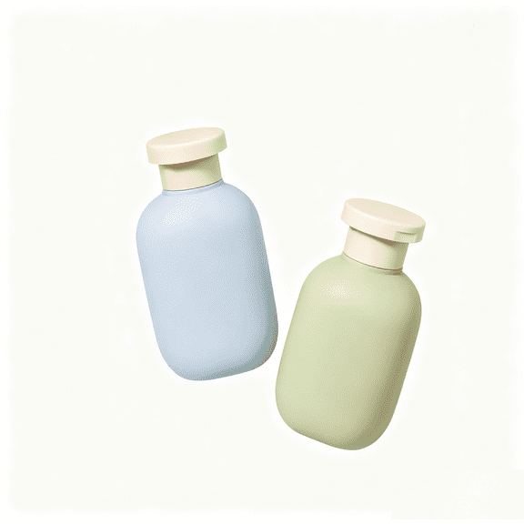 3.4oz Travel Bottle with Flip Cap, Leak Proof Squeeze Bottles, Refillable Plastic Travel Containers for Creams, Lotion, Foundation, Shampoo, Conditioner