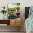 thumbnail image 5 of Vintage Vineyard Wine Glass Canvas Wall Art， Perfect for Living Room， Dining Room， Kitchen， Bedroom， and Office Decor, 5 of 8