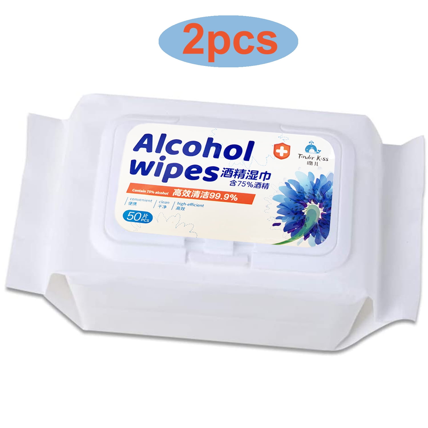 200pack Alcohol Wet Wipes Personal Cleansing Wipes 75% Alcohol Wet Wipes 