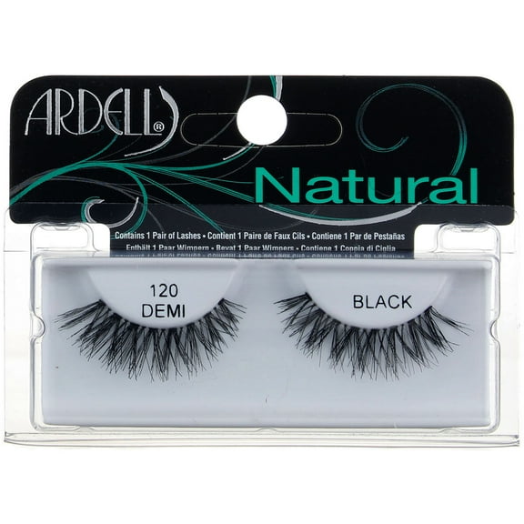Ardell Fashion Lashes Natural Strip Lash, Demi Black [120] 1 ea (Pack of 3)