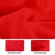 thumbnail image 4 of Mantel rectangular rojo Fixwal 152 x 259 cm, poliéster, paquete de 2, 4 of 7