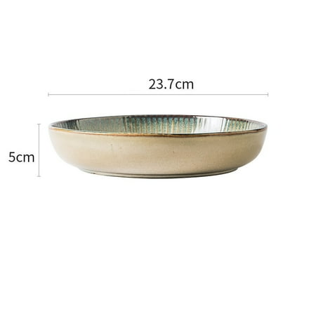 

Livesture Household Nordic Tableware Brown Salad bowl 9.3inch