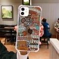 thumbnail image 2 of Hippie Good Vibes Case Compatible with iPhone 12,Aesthetic Art Design TPU Bumper Cover Case, 2 of 7