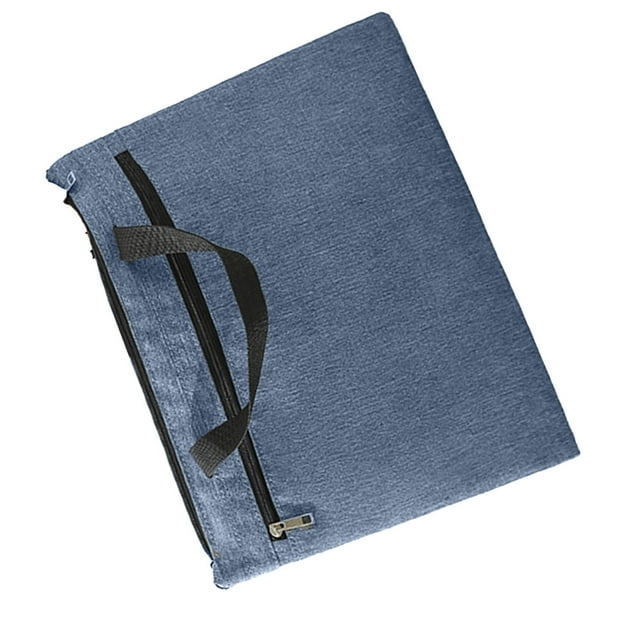 Waterproof Oxford Document Bag with Handle, Large Capacity Briefcase for Files Organizer, Stylish Design, Convenient and Portable