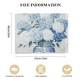 thumbnail image 2 of ONETECH Blue and White Chinoiserie Hydrangea Canvas Wall Art Oriental Chinese Porcelain Vase Blossom Flower Picture Poster Prints Framed for Bedroom Bathroom Home Decor Ready to Hang, 2 of 5