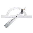 thumbnail image 4 of Carbon Steel Adjustable Protractor Angle Ruler Tool Measuring Gauge Industrial Protractor Angle Ruler for All Angles 100x150mm, 4 of 7
