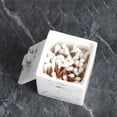 thumbnail image 3 of OHOIOLLA Caja Organizadora De Algodones Y Hisopos Con Antidespolvoreo Mármol, 3 of 7
