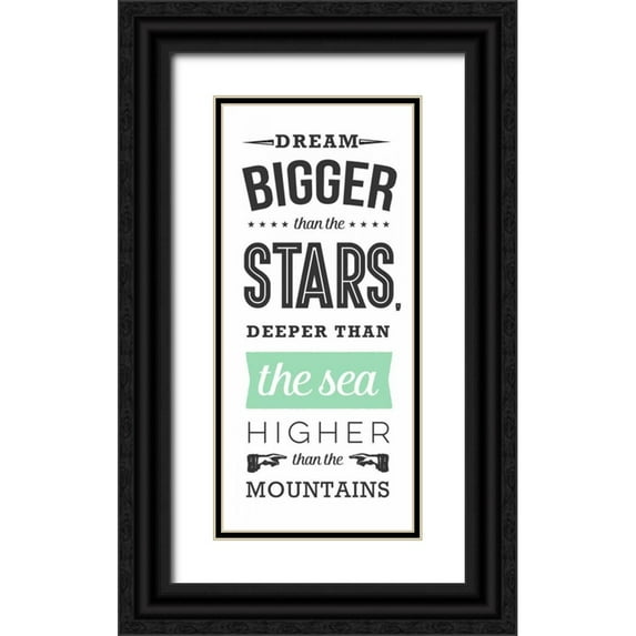 Perrenoud, Aubree 13x24 Black Ornate Wood Framed with Double Matting Museum Art Print Titled - The Sea - White