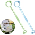 thumbnail image 1 of Cinturón de seguridad de dos piezas (azul/verde), cadena anticaída para bebé, clip para chupete de silicona, clip para chupete de silicona de calidad alimentaria, correa para vaso con pajita, correa a, 1 of 5