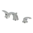 thumbnail image 2 of Kingston Brass GKB965LL Widespread Bathroom Faucet, Oil Rubbed Bronze, 2 of 4
