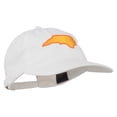 thumbnail image 5 of North Carolina State Map Embroidered Cap - White OSFM, 5 of 5