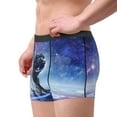 thumbnail image 4 of Bingfone Astronauts Start Running Men'S Underwear - Casual Stretch Boxer Briefs-Large, 4 of 9