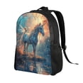 thumbnail image 2 of Fotbe Forest Lake White Horse Mochila de Viaje para Laptop, Mochila Ejecutiva Delgada y Resistente 15.6", 2 of 8
