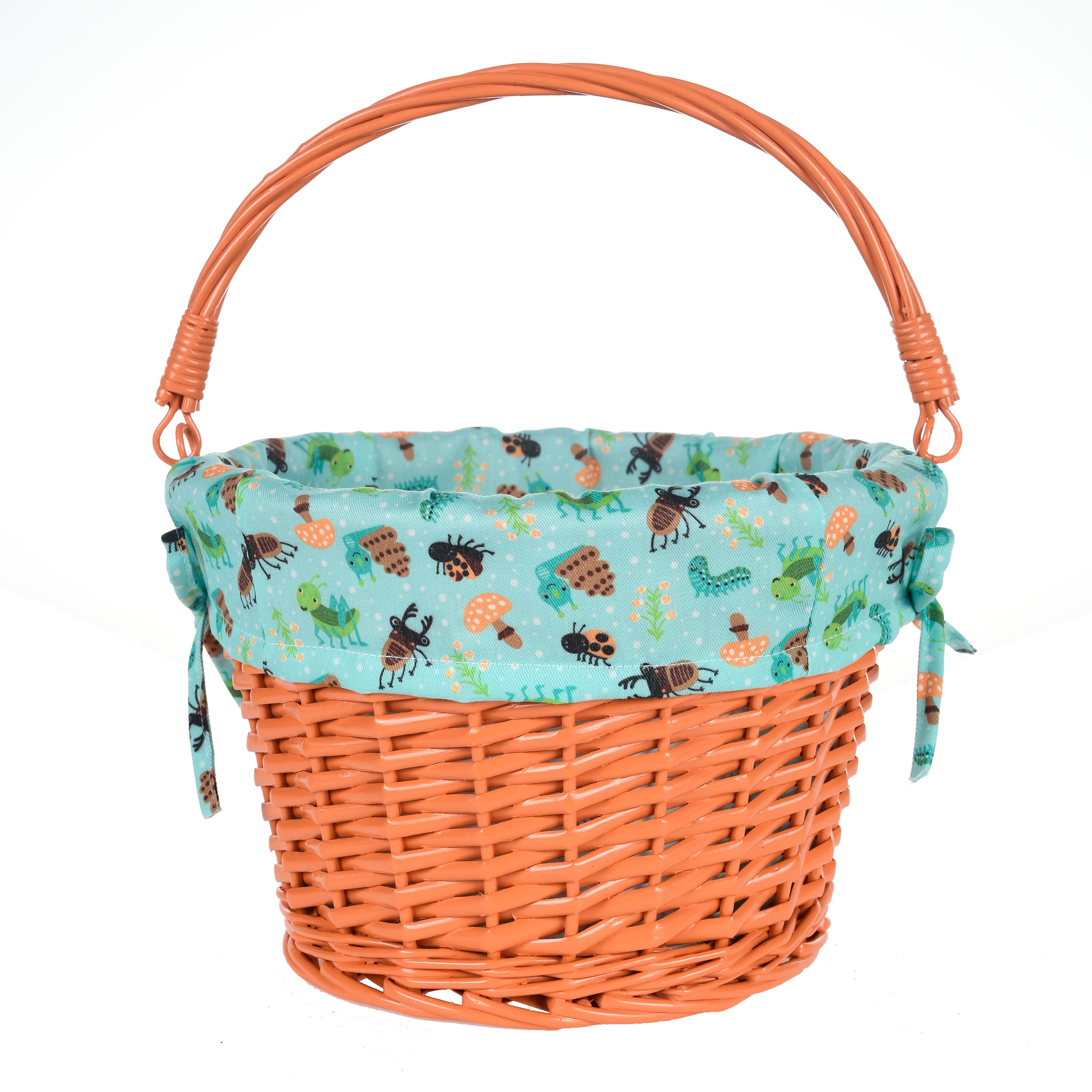 Way To Celebrate Easter Basket With Liner, Orange Bug