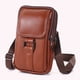 thumbnail image 5 of Cinturón portátil Riñonera Cuero de vaca Cinturón Bolsa Monedero Simple Casual para el trabajo, 5 of 9