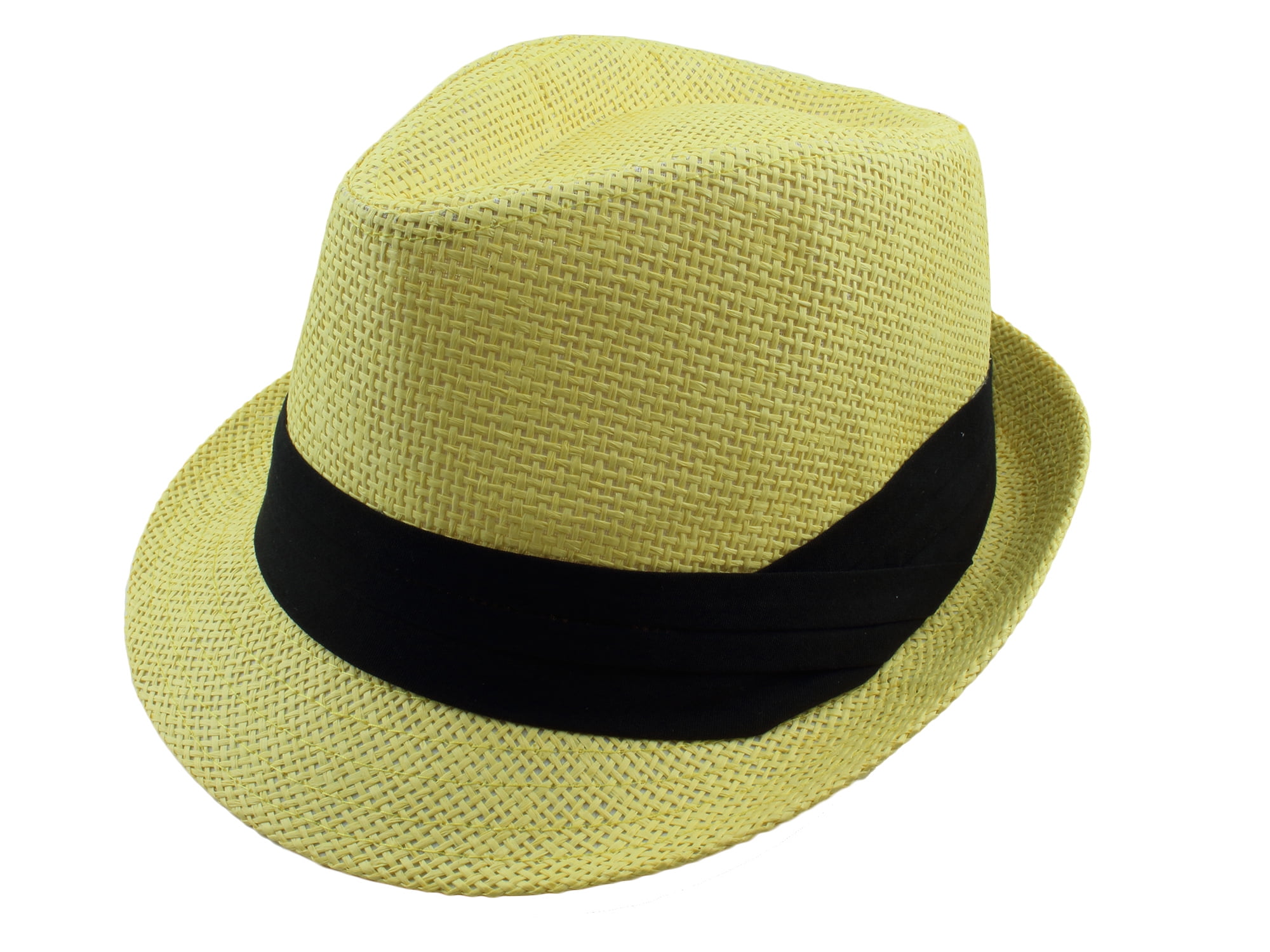 Gelante Summer Fedora Panama Straw Hats 