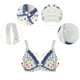 thumbnail image 1 of Brasier de Lactancia Ecomeon de Encaje Floral Algodón Abierto Frontal Multicolor 40/90 Azul, 1 of 4