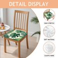 thumbnail image 2 of Tropical Palm Leaves in Hawaii Seat Covers for Dining Room Chairs Set Of 4,Stretch Printed Washable Chair Seat Cover with Elastic Ties and Button,Removable Waterproof Couch Cushion Covers, 2 of 6