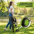 thumbnail image 3 of OHHANI Electric Pressure Washer, 2030 PSI 2.4 GPM, GFCI Plug, 4 Nozzles, Foam Cannon, for Car, Driveway and Patio Cleaning, 3 of 10