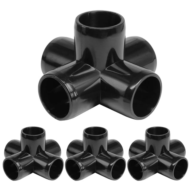 Accesorios de tubería de PVC Zernmiarder SCH40 de 5 vías, 3/4 pulgadas, 12 piezas