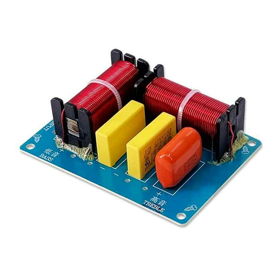 SIEYIO WEAH-228 2 Way Audio Speaker Frequency Divider Splitter180W HiFi Audio Crossover Filter Module Board for DIY Speaker Treble Bass