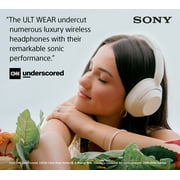 Sony ULT WEAR Over-Ear Noise Canceling Bluetooth Headphones, Off White