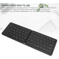 thumbnail image 5 of MYKOMI Foldable Bluetooth Keyboard, Portable Cordless Keyboard with Stand Holder, Rechargeable 67 Keys Ultra Slim Keyboard, Compatible with Phone Tablet Laptop, 5 of 9