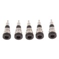 thumbnail image 1 of 5pcs 4mm Banana Female Plug Socket Panel Mount Speaker Connector (Weld Type) Black, 1 of 7