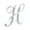 SilverH, variant on 1 Pc Fashion Unisex Rhinestone English Letters Alphabet A-Z Brooch Pin Ornament