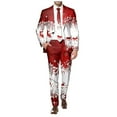 thumbnail image 6 of ANINEO Men Christmas Full Print Suit And Pants Sets Stylish Male Outfits Sets, 6 of 6