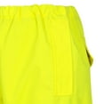 thumbnail image 3 of Pioneer Heavy-Duty Waterproof Work Pants, Elastic Waist, High Visibility and Reflective Stripe, Yellow-Green, XL, V1110360-XL, 3 of 5