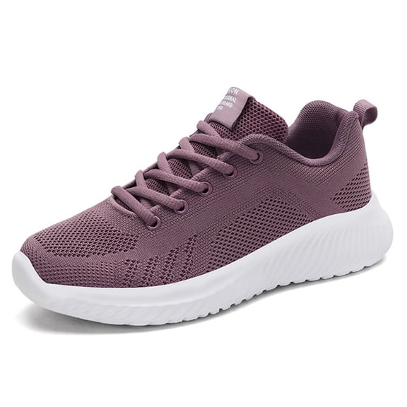 Walking Shoes Women Lace Up Athletic Running Tennis Fashion Comfortable Sneakers With Arch Support