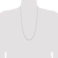 thumbnail image 3 of Diamond2Deal 925 Sterling Silver 1.8 mm Solid Rope Chain Necklace for Women 28", 3 of 6