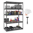 thumbnail image 1 of Costway 1 PCS 5-Tier Heavy-Duty Utility Shelf with Adjustable Wire Racks, 2000 lbs Capacity, 1 of 10