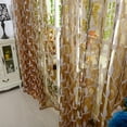 thumbnail image 4 of Leaf Curtains Window Curtains Vine Curtain Willow Tulle Room Sheer Curtains Green Window Curtain Drape Panel Sheer Valances for Living Room Bedroom Balcony Door,1 Panel,79x39.4inch, 4 of 10