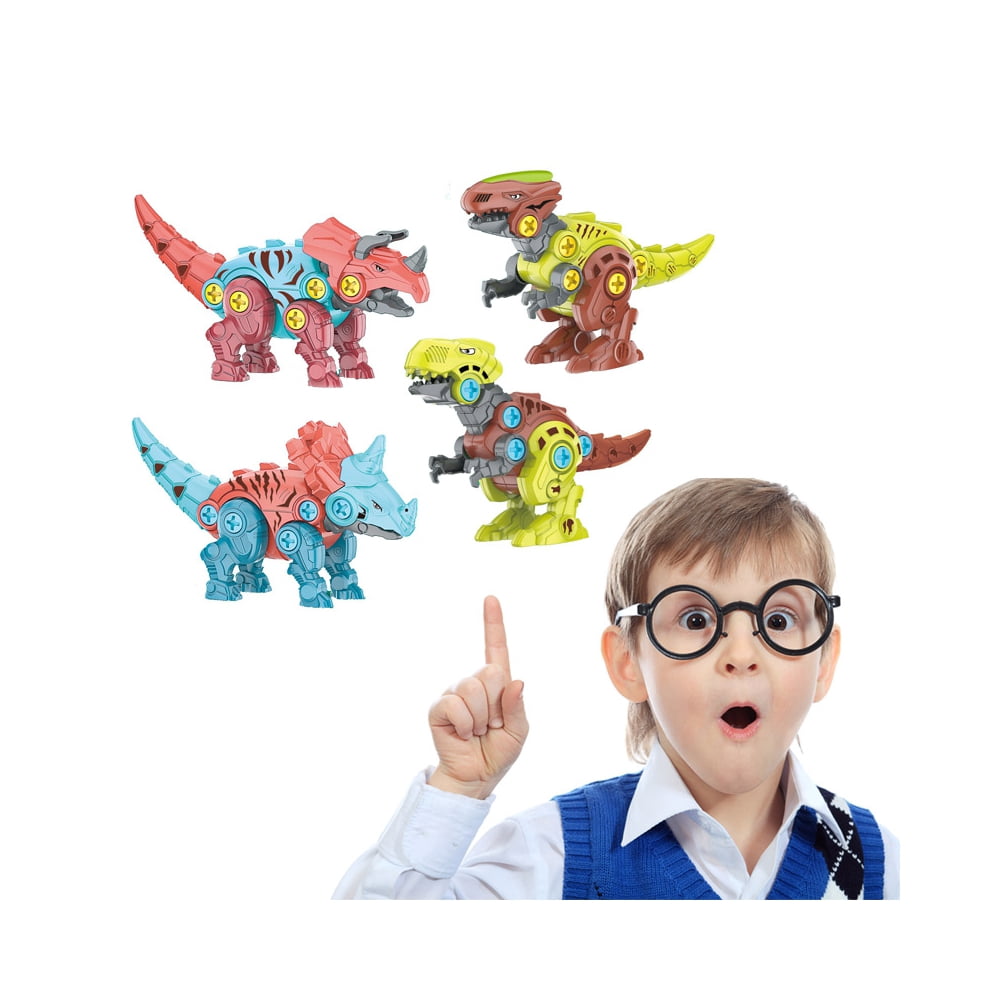 Mundo Toys Set 12 Dinosaur Eggs to Build 4 Different Dinosaurs Easter for Toddlers +3 Years