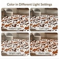 thumbnail image 7 of ODIKA Cow Spotted Farmhouse Abstract Fuzzy Artificial Flannel Print Refined Structured for Queen Size Bedroom, Under Bed, Master , Foldable Easy Care, 7 of 7