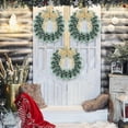 thumbnail image 6 of Dalrosia Christmas Wreaths with Bow 10Inch Buffalo Plaid Tinsel Wreaths Crafts for Front Door Outdoor Kitchen Cabinet Home Window Wall Xmas Hanging Decorations, 6 of 6