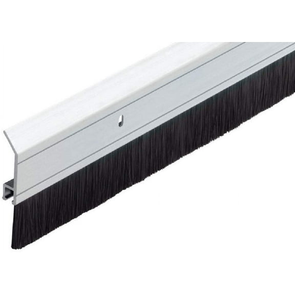 M-d Building Products 05100 Brush Door Bottom Sweep, Silver/Brown