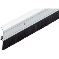 M-d Building Products 05100 Brush Door Bottom Sweep, Silver/Brown