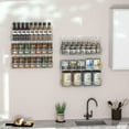 thumbnail image 6 of X-COSRACK 6-Tier Spice Rack Organizer for Pantry Door & Wall Mount, Heavy-Duty Hanging Storage Shelf for Kitchen & Bathroom, Large Capacity, Silver, 6 of 9